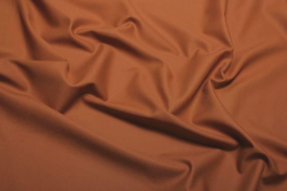 Baumwoll-Stoff - Panama Color - 140 cm Mittelbraun