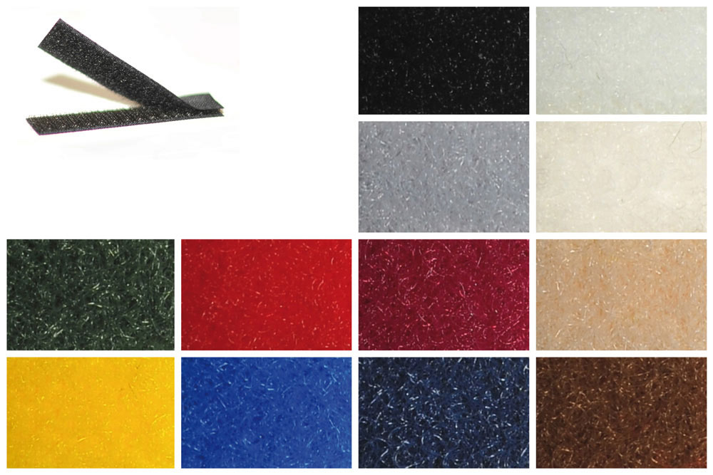 25 m nähbares Klettband - 2 cm